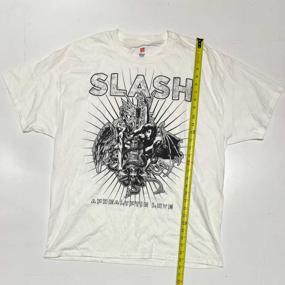 Slash Apocalyptic‎ Love 2012 Graphic T Mens XL White Hanes Comfortsoft Original